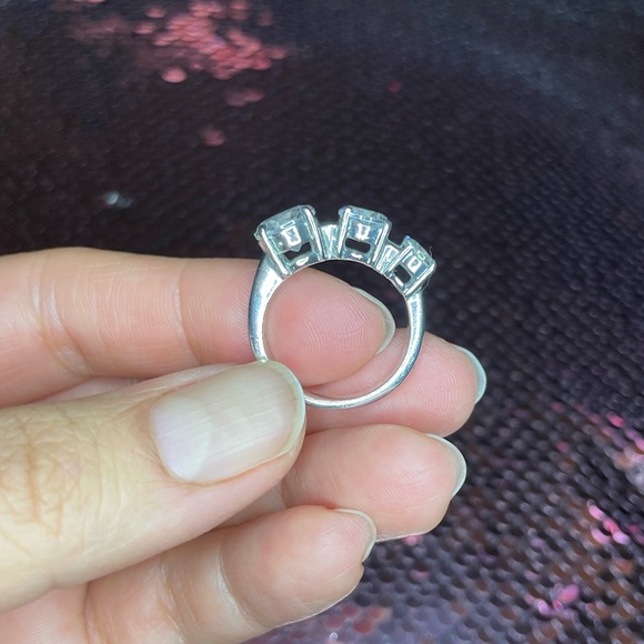 Triple zirconia sterling silver - Picture 6 of 9